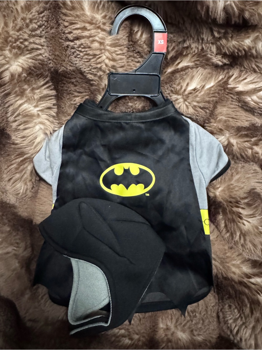 🦇🧔🏻‍♂️Batman dog Black and Gray Costume Set by Justice League
